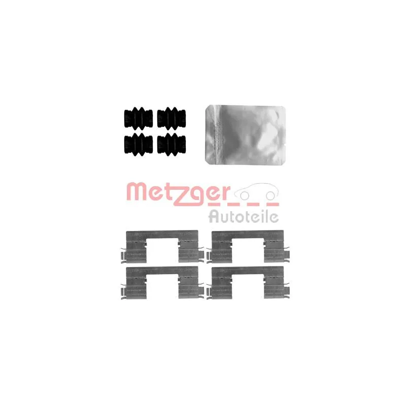 Kit d'accessoires, plaquette de frein à disque METZGER 109-1873