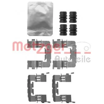 Kit d'accessoires, plaquette de frein à disque METZGER 109-1891