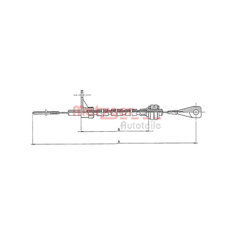 Câble d'accélération METZGER 11.065