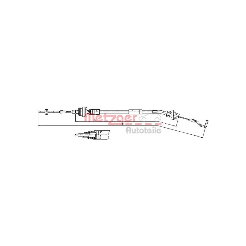 Câble d'accélération METZGER 11.1624