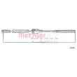 Tirette à câble, frein de stationnement METZGER 11.5830 - Visuel 1