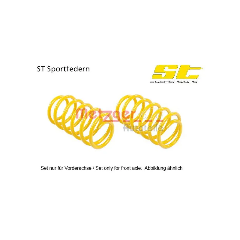 Jeu de suspensions, ressorts METZGER 128270009