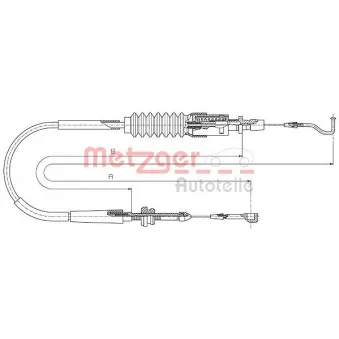 Câble d'accélération METZGER