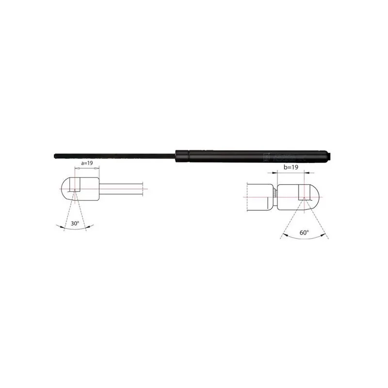 Vérin de hayon, de coffre METZGER 2110472