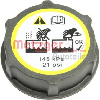 Bouchon, réservoir de liquide de refroidissement METZGER 2140067