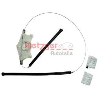 Kit de réparation, lève-vitre avant gauche METZGER 2160074