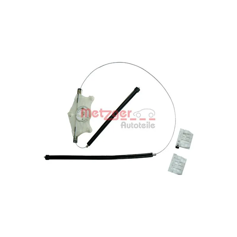 Kit de réparation, lève-vitre avant gauche METZGER 2160074
