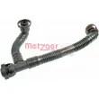 Tuyau, ventilation de carter-moteur METZGER 2380056 - Visuel 1