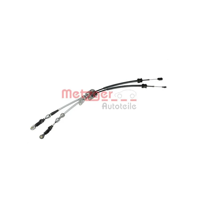 Tirette à câble, boîte de vitesse manuelle METZGER 3150038