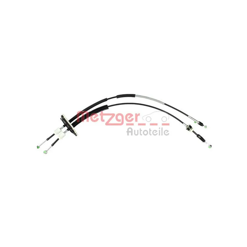 Tirette à câble, boîte de vitesse manuelle METZGER 3150057