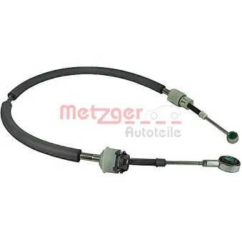Tirette à câble, boîte de vitesse manuelle METZGER 3150069