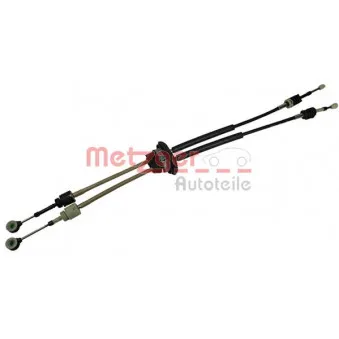 Tirette à câble, boîte de vitesse manuelle METZGER 3150071
