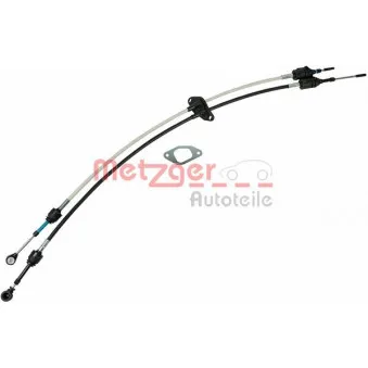 Tirette à câble, boîte de vitesse manuelle METZGER 3150072