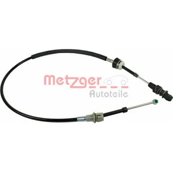 Tirette à câble, boîte de vitesse manuelle METZGER 3150157