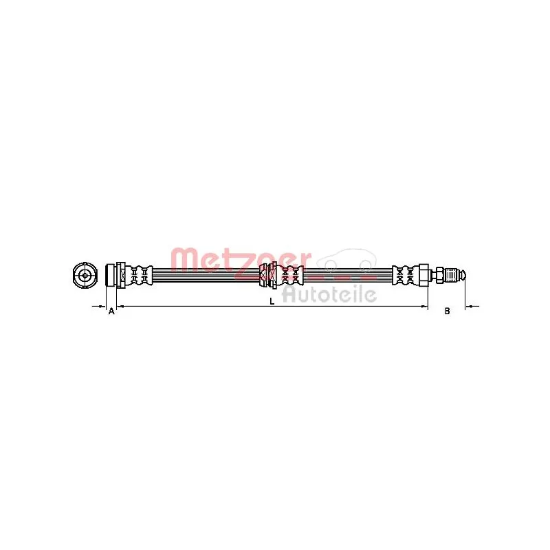 Flexible de frein METZGER 4110038