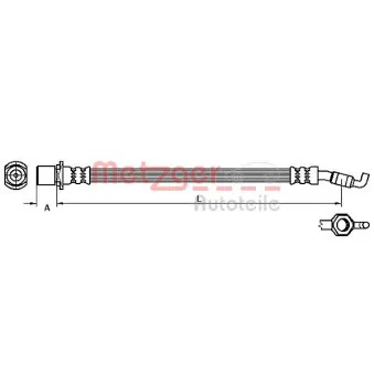 Flexible de frein METZGER