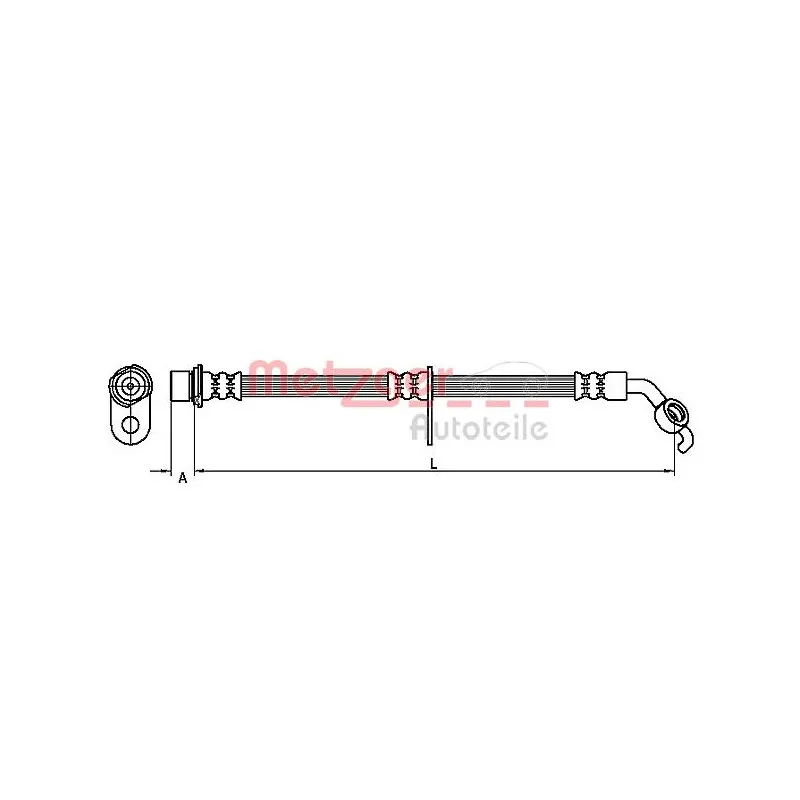 Flexible de frein METZGER 4110099