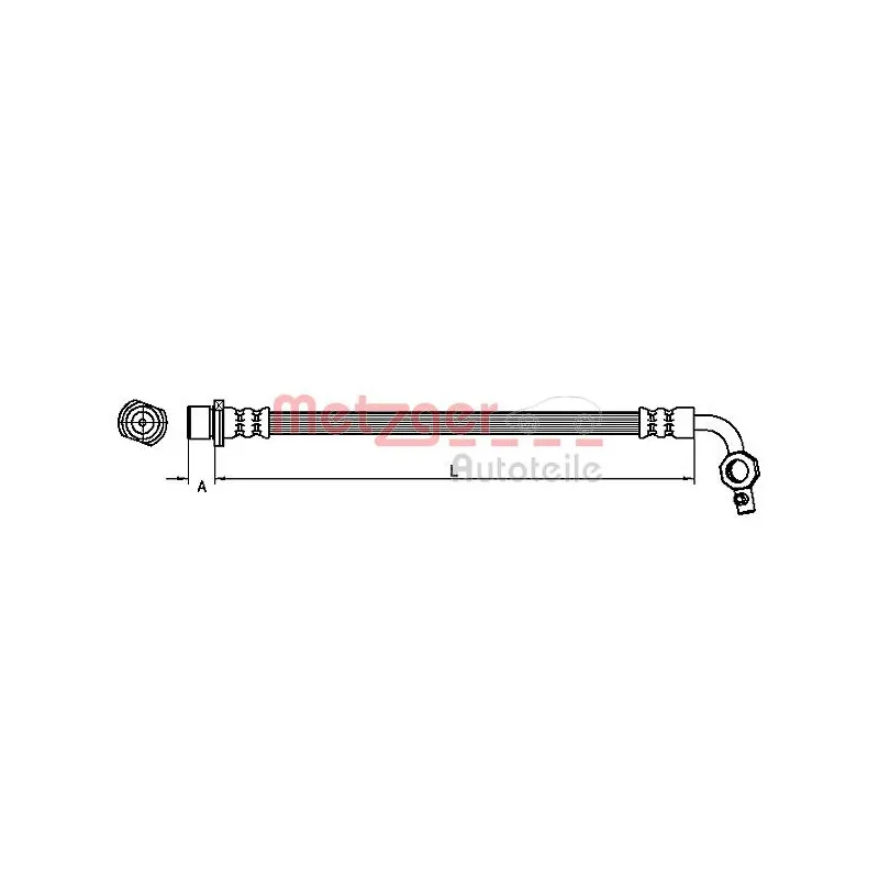 Flexible de frein METZGER 4110100