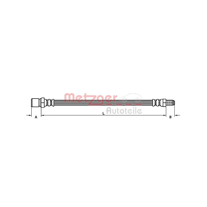 Flexible de frein METZGER 4110105