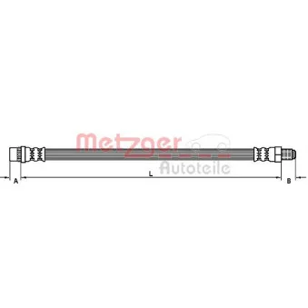 Flexible de frein METZGER
