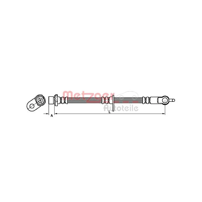 Flexible de frein METZGER 4110115