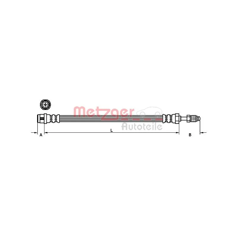 Flexible de frein METZGER 4110120