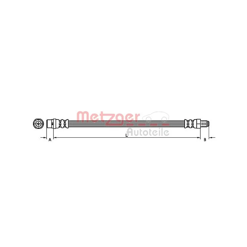 Flexible de frein METZGER 4110125