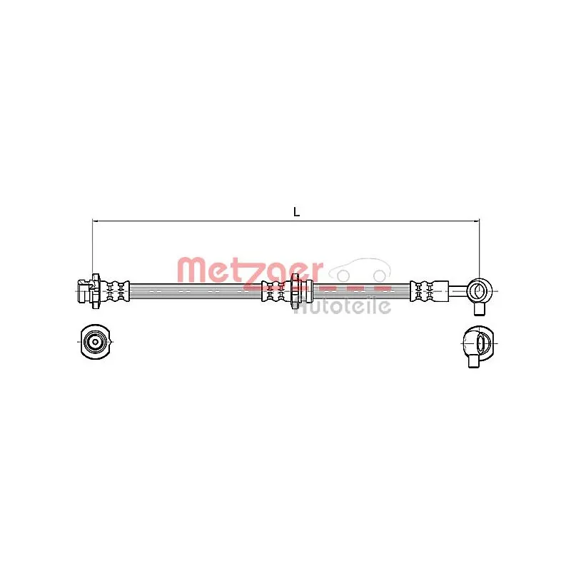 Flexible de frein METZGER 4110131