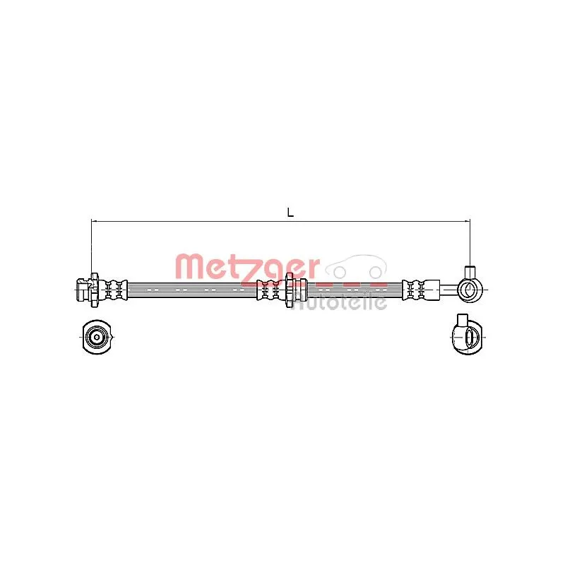 Flexible de frein METZGER 4110132