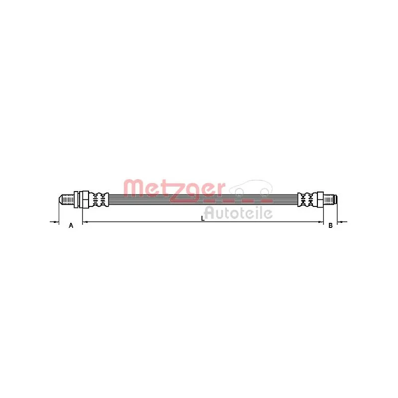 Flexible de frein METZGER 4110135