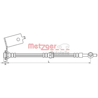 Flexible de frein METZGER 4110140