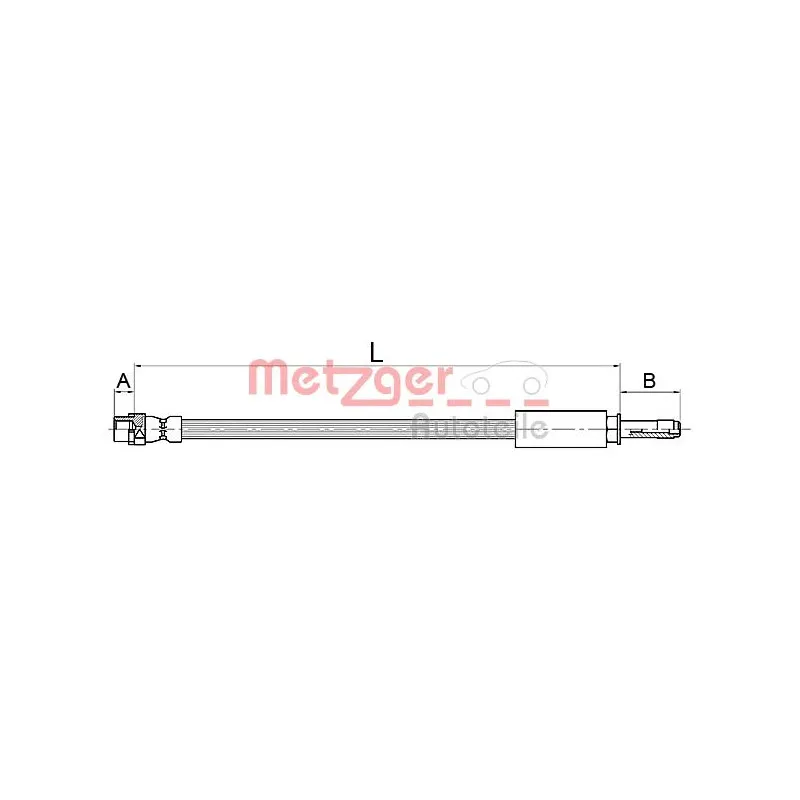 Flexible de frein METZGER 4110145