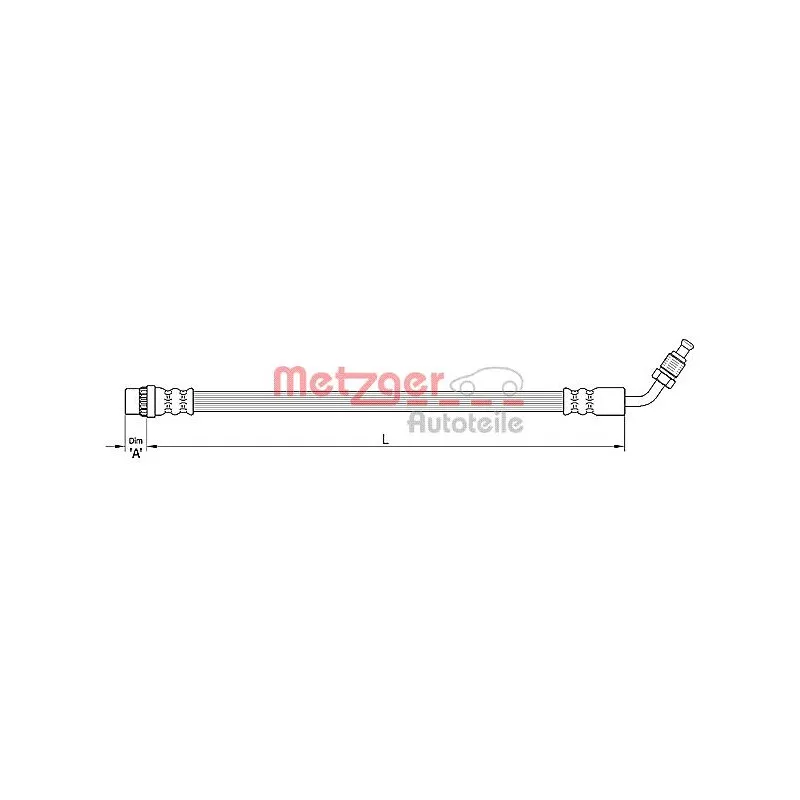 Flexible de frein METZGER 4110210