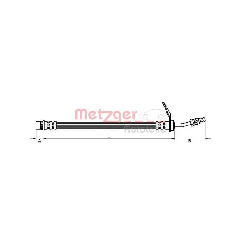 Flexible de frein METZGER 4110211