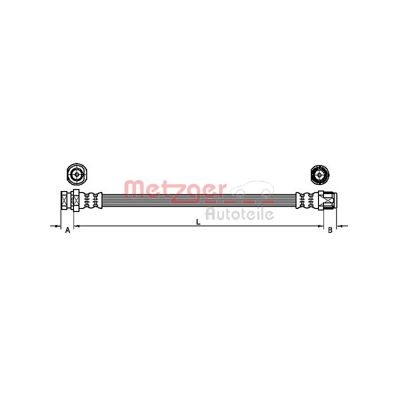 Flexible de frein METZGER 4110213