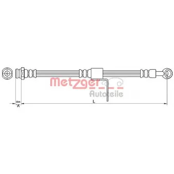 Flexible de frein METZGER 4110219