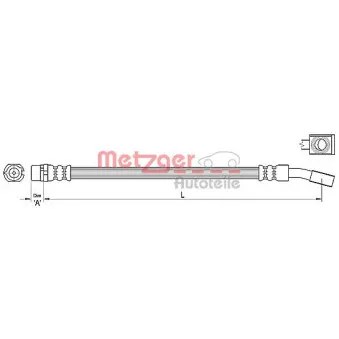Flexible de frein METZGER