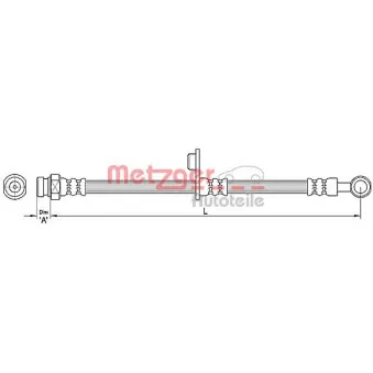 Flexible de frein METZGER 4110265