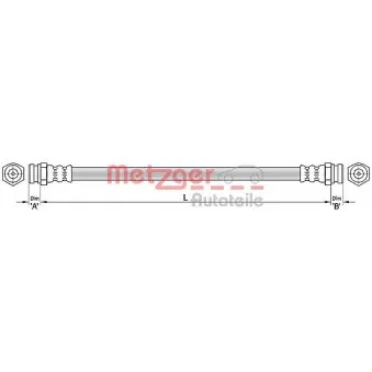 Flexible de frein METZGER 4110304