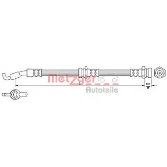 Flexible de frein METZGER 4110305