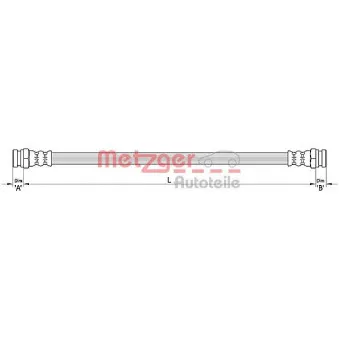 Flexible de frein METZGER 4110311