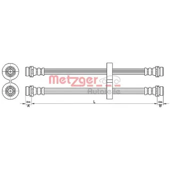 Flexible de frein METZGER 4110312