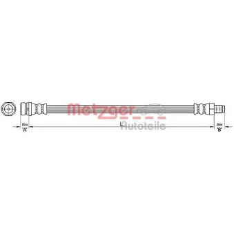 Flexible de frein METZGER 4110368