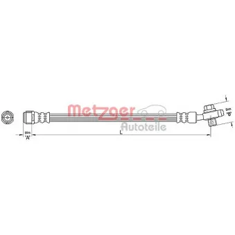 Flexible de frein METZGER