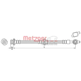 Flexible de frein METZGER