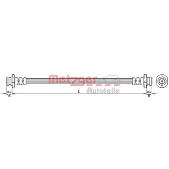 Flexible de frein METZGER