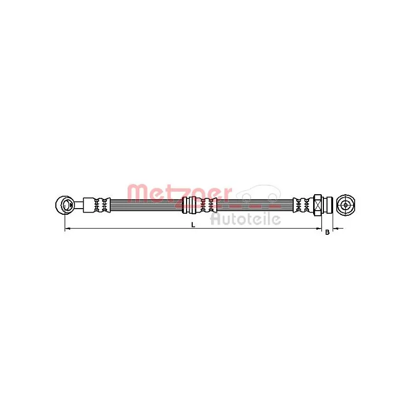 Flexible de frein METZGER 4110410