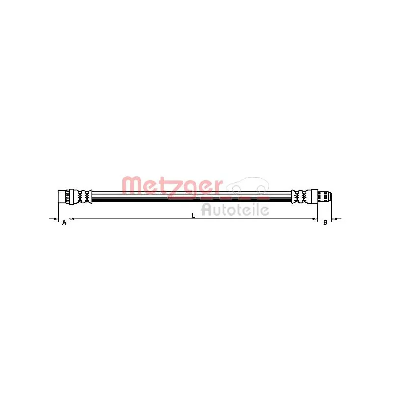 Flexible de frein METZGER 4110458