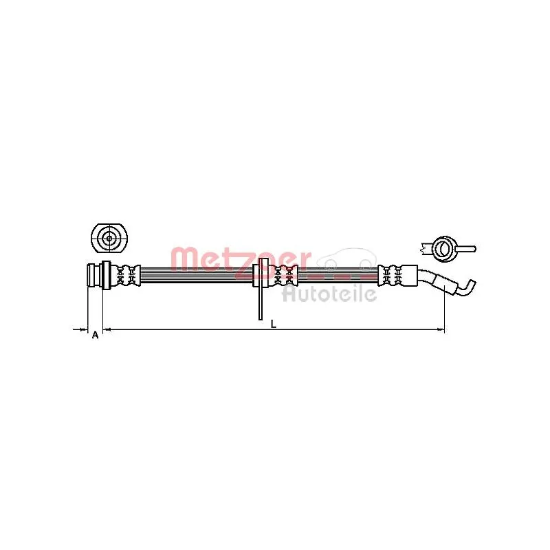 Flexible de frein METZGER 4110468