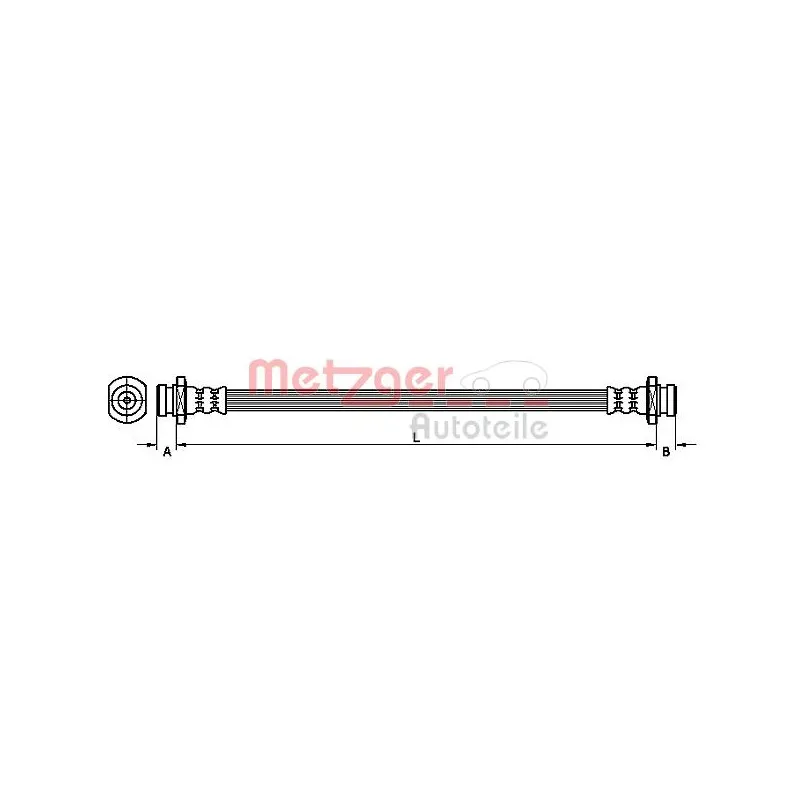Flexible de frein METZGER 4110469
